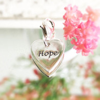 Hope heart charm (26-2576)