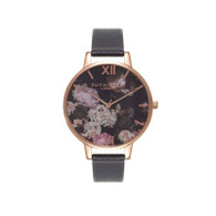 Olivia Burton Floral Black Watch