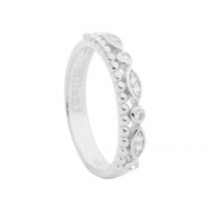 Double Row CZ Ring (R486S)