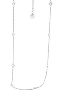 White CZ Necklace (27-856)