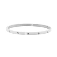 Cubic Zirconia Bangle (27-897)