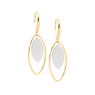 Open Tear Drop Earrings (SE191G)
