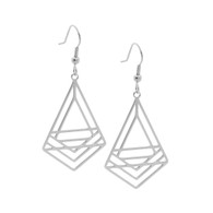 Abstract Triangle Drop Earrings (SE197S)
