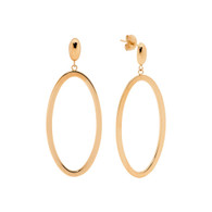 43mm Open Oval Drop Earrings (SE218R)