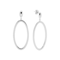 43mm Open Oval Drop Earrings (SE218S)