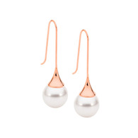 Shell Pearl Long Drop Earrings (SE220R)