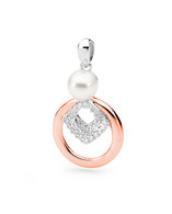 Freshwater Pearl CZ Pendant (IP46P)