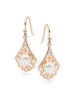 Freshwater Pearl Hook Earrings (IP6870E)