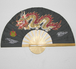Dragon hand fans, package of 10