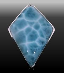 High Quality Larimar Palm Stone from Dominican Republic Incredibly Rare Meditation Stone No 14 LOT 13