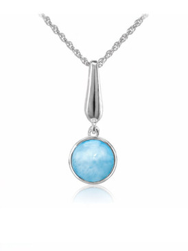 MarahLago Liquido Collection Larimar Necklace