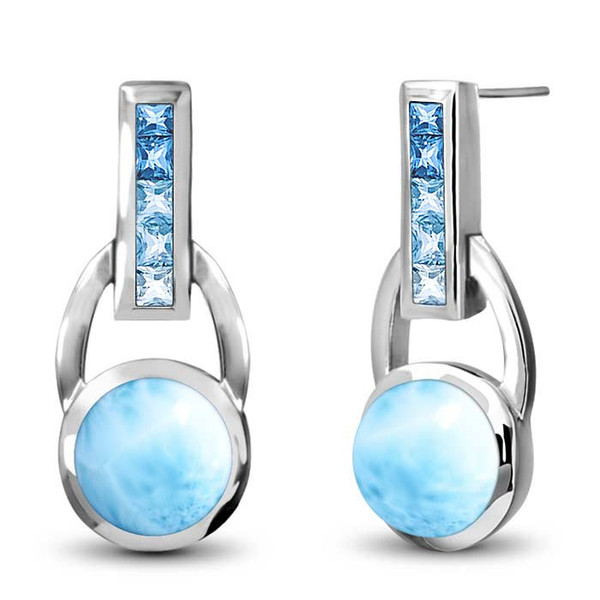 MarahLago Aqua Larimar Earrings
