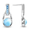 MarahLago Aqua Larimar Earrings - profile