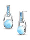 MarahLago Aqua Collection Larimar Earrings - 3x4