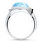MarahLago Clarity Oval Larimar Ring - profile