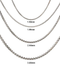 Round Box-Link Sterling Silver Chain  - CloseUp (png)