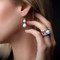 MarahLago Zara Collection Larimar Ring  & Earrings