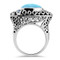 MarahLago Imani Collection Larimar Ring with Blue Spinel - profile