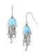 MarahLago SeaLife Collection Larimar Jellyfish Earrings - 3x4