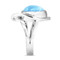 MarahLago Mia Collection Larimar Ring - side view