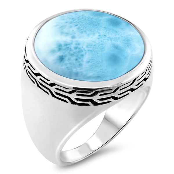 men's larimar jewelry