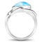 MarahLago Willow Collection Larimar Ring - profile