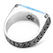 MarahLago Eros Larimar Ring with White Sapphire - back