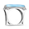MarahLago Essence Larimar Ring with White Sapphire - profile