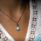 MarahLago Muse Larimar Necklace-model (from video)