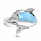 MarahLago Dolphin Larimar Ring - straight on