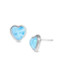MarahLago Larimar Heart Post Earrings - 3x4