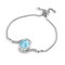 MarahLago Adella Bolo Bracelet with White Sapphire