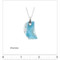 Larimar Mini-Slab Necklace - ruler