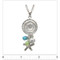Multi-stone Larimar Necklace by Marija's Jewelry - ruler