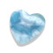AAA Carved Larimar Heart Palm/Meditation/Healing Stone, Medium (#163) - other side