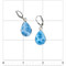 Premier Collection Larimar Teardrop Lever-Back Earrings - ruler