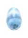 Carved Larimar Egg (#267)