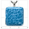 Museum Quality Premier Collection Square Larimar Pendant - Very Large (#LMB-877) - ruler