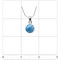 Premier Collection Freeform Larimar Necklace - Petite (#LMB-042) - ruler