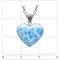 Premier Collection Larimar Heart Pendant - Large (LMB-H274) -ruler