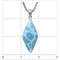 Premier Collection Marquis Larimar Pendant - Medium/Large (#LMB-MQ235) - ruler