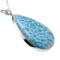 Museum Quality Premier Collection Teardrop Larimar Pendant - Very Large (#LMB-792) - right-side