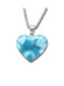 Premier Collection Double-Sided Larimar Heart Pendant -Small (#LMB-H075)