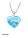 Premier Collection Double-Sided Larimar Heart Pendant -Small (#LMB-H075) - other side