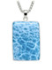 Museum Quality Premier Collection Rectangular Larimar Pendant - Large (#LMB-349R)