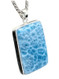 Museum Quality Premier Collection Rectangular Larimar Pendant - Large (#LMB-349R) - right