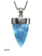 Premier Collection Shark Tooth Larimar Pendant - Medium (#LMB-180) - back