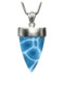 Premier Collection Shark Tooth Larimar Pendant - Medium (#LMB-180)