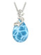 Premier Collection Teardrop Larimar Pendant - Medium (#LMB-081)