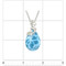 Premier Collection Teardrop Larimar Pendant - Medium (#LMB-081) - ruler